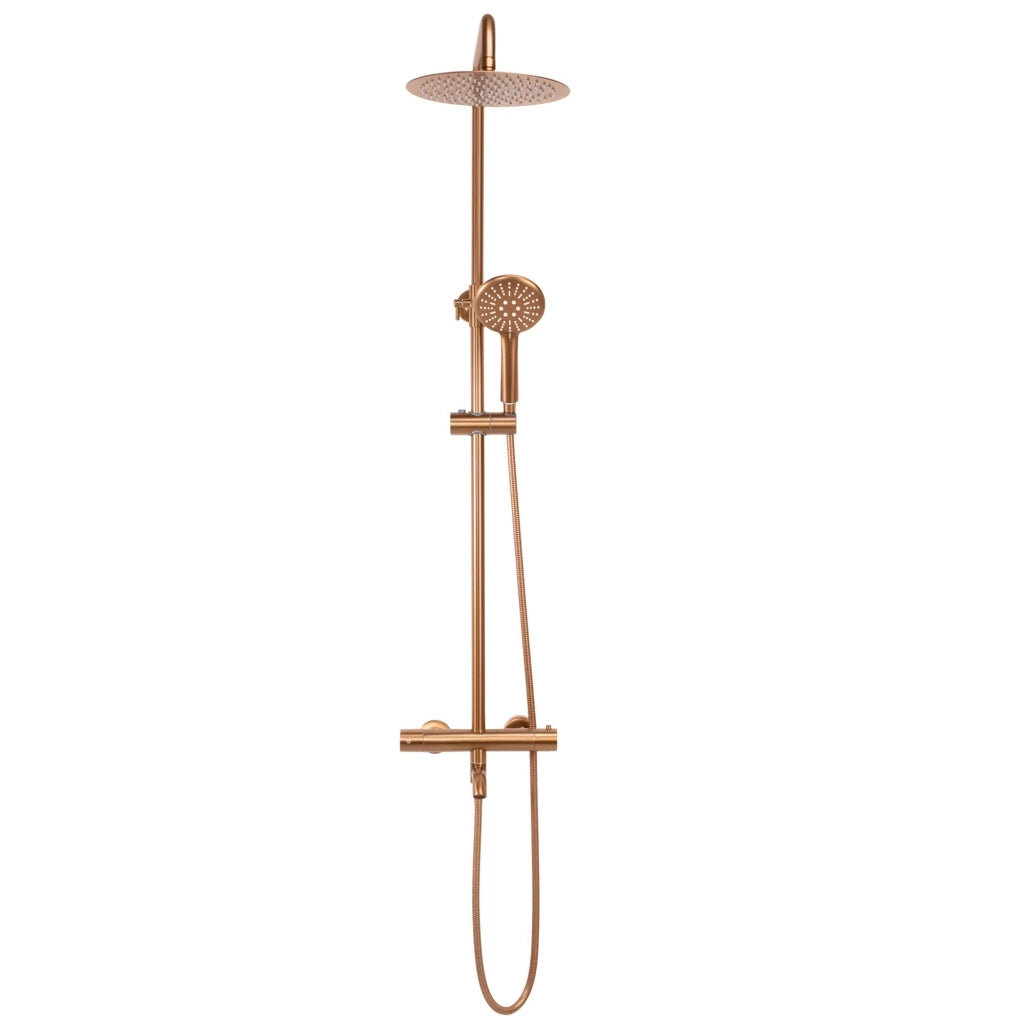 Set Doccia Con Termostato Rea Lungo Copper Brush