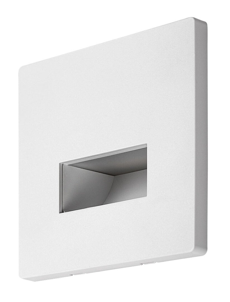 Faretto segnapasso Lunca LED IP20 bianco quadrato Rabalux
