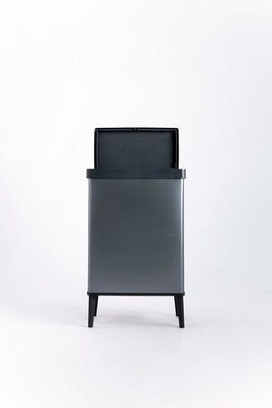 Pattumiera Alta 54L Keter Verto High 43,5x26,5x68,7 cm in Plastica Blu Perla