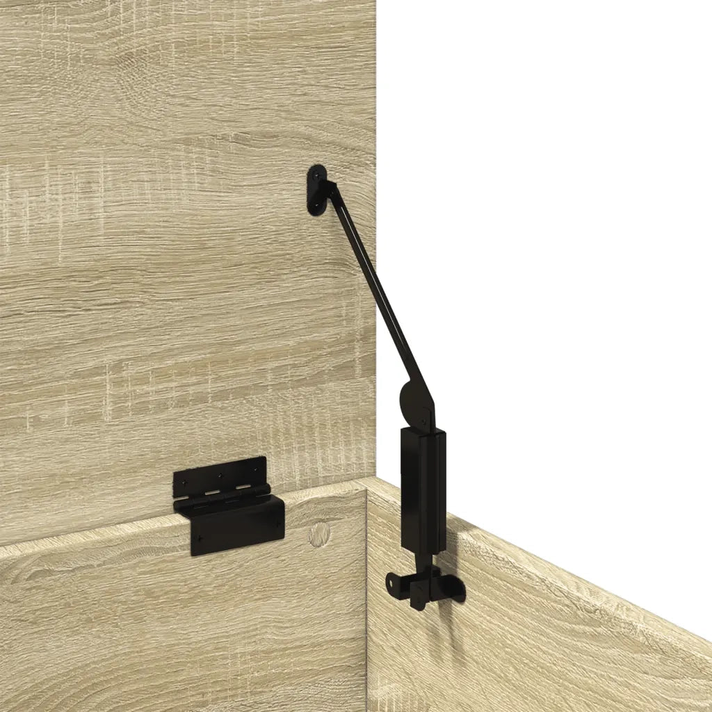 vidaXL Contenitore Portaoggetti Rovere Sonoma 60x35x35cm in Truciolato