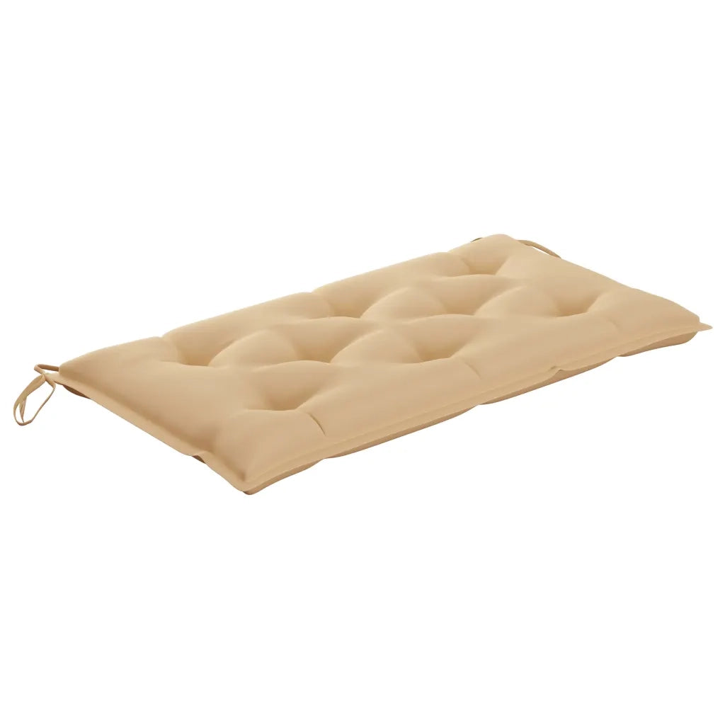 Dondolo da Giardino 2 Posti Cuscini Foglie di Palma 202cm Bambù 3063936