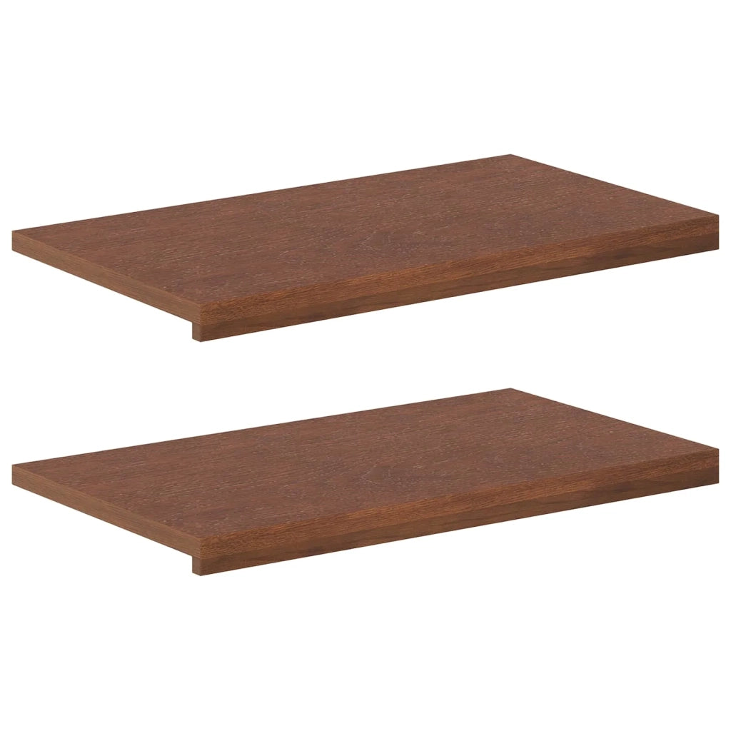 Soglie per finestre 2 pz Marrone Scuro 80 x 40 x 2 cm 42050041