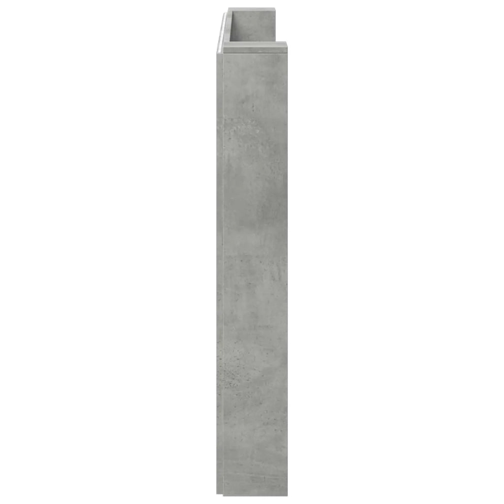 Testiera Grigio cemento 200 x 16,5 x 103,5 cm Legno multistrato 3418701