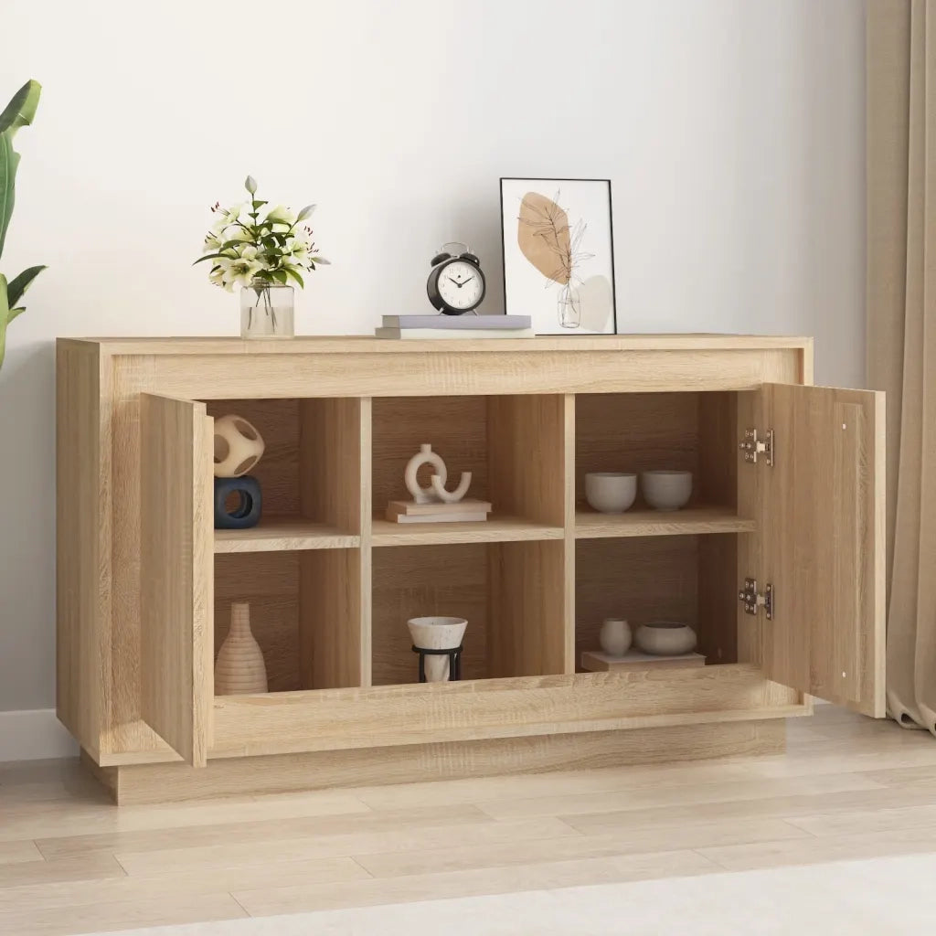 Credenza Rovere Sonoma 102x35x60 cm in Legno Multistrato 831880
