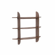 Mensola da Parete 3 Piani in Legno di Mango Naturale - EASTWOOD