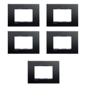 Placca pezzi 5 living light tecnopolimero lna4803ar antracite