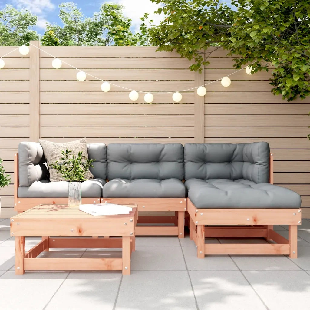 Set Salotto da Giardino 5 pz in Legno Massello di Douglas 3186163