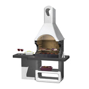 Sarom barbecue ulisse 170 x 64 x 232 cm griglia e ampio tavolo laterale
