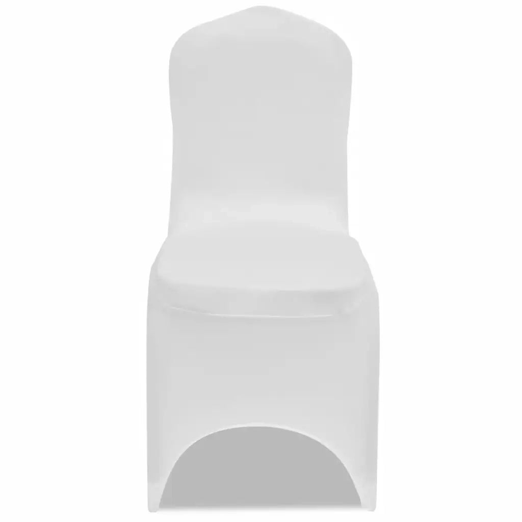 Coprisedia in Tessuto Elasticizzato Bianco Set 6 pz CFW6261132