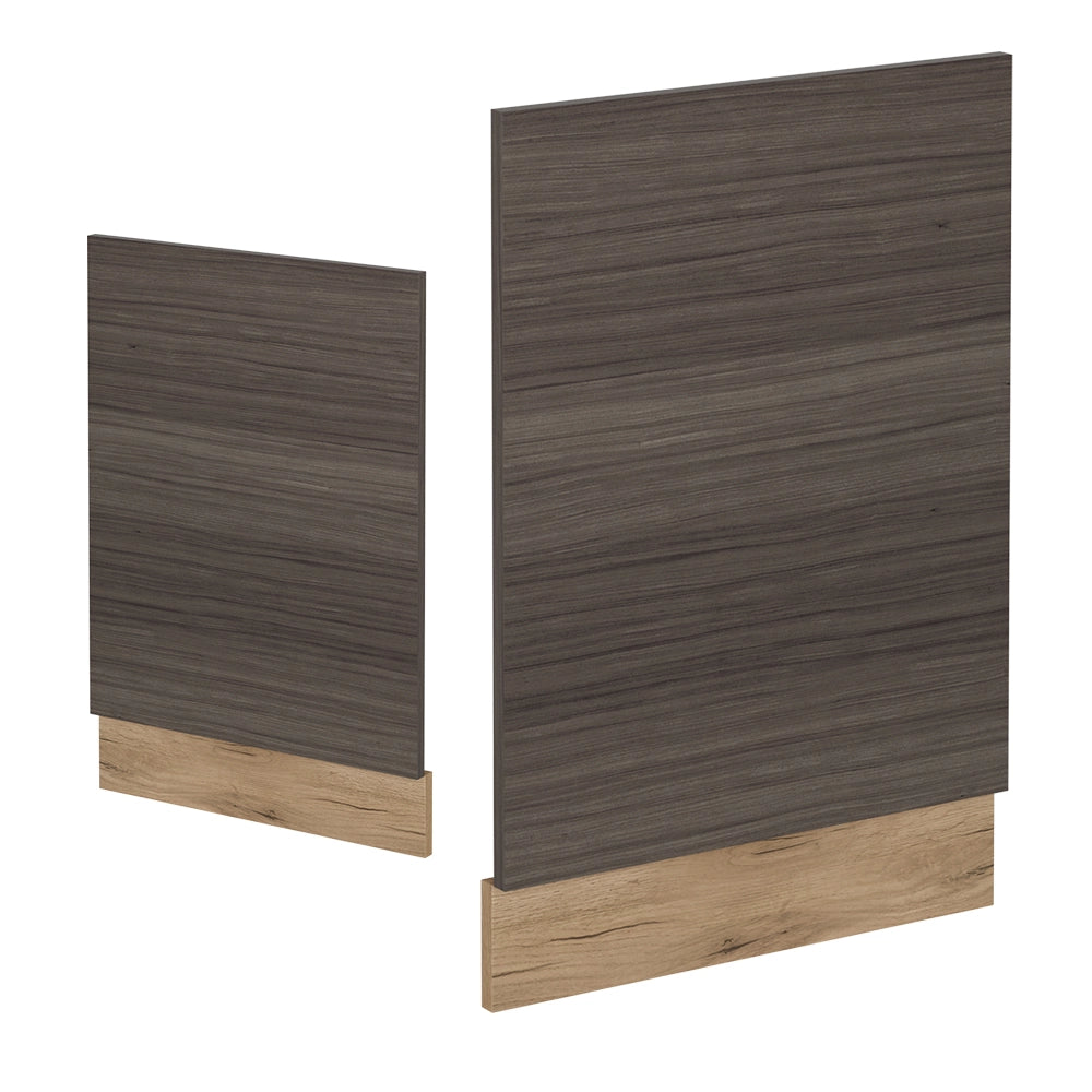 Pannello frontale R-Line Grigio nobile/Rovere dorato 45 cm senza piano di lavoro Vicco