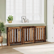 vidaXL Copertura Termosifone Legno Antico 205x21,5x83,5 cm Multistrato