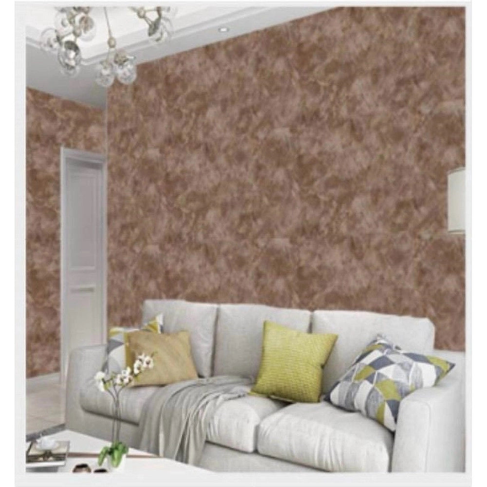 Trade Shop - Pannello Adesivo Effetto Marmo Marrone Pareti Paraschizzi 300x60cm Stanza Cucina -