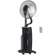 Ventilatore Nebulizzatore con Telecomando ¨C zephmum ¨C Nero 44.5x135cm 3.1L
