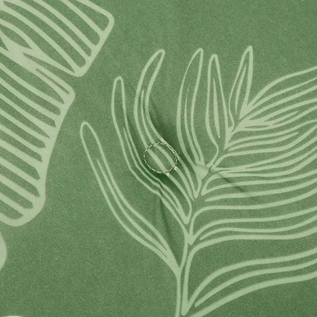vidaXL Cuscino per Panchina da Giardino Floral Verde 180 x 50 x 4 cm