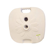 Base per Ombrellone da Giardino Mare Riempibile in Plastica Bianco