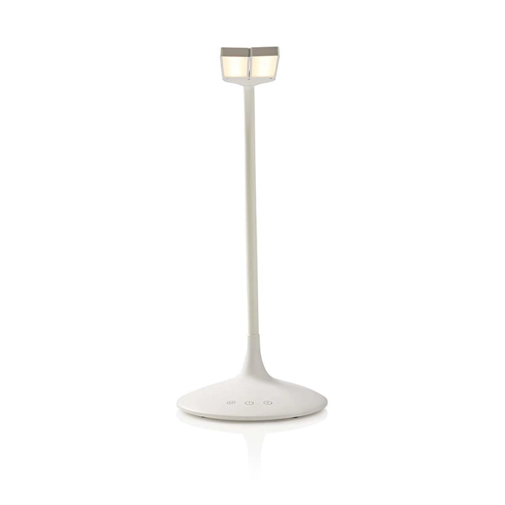 Lampada da scrivania a LED ricaricabile da 280 lm con controllo tattile Bianco Nedis