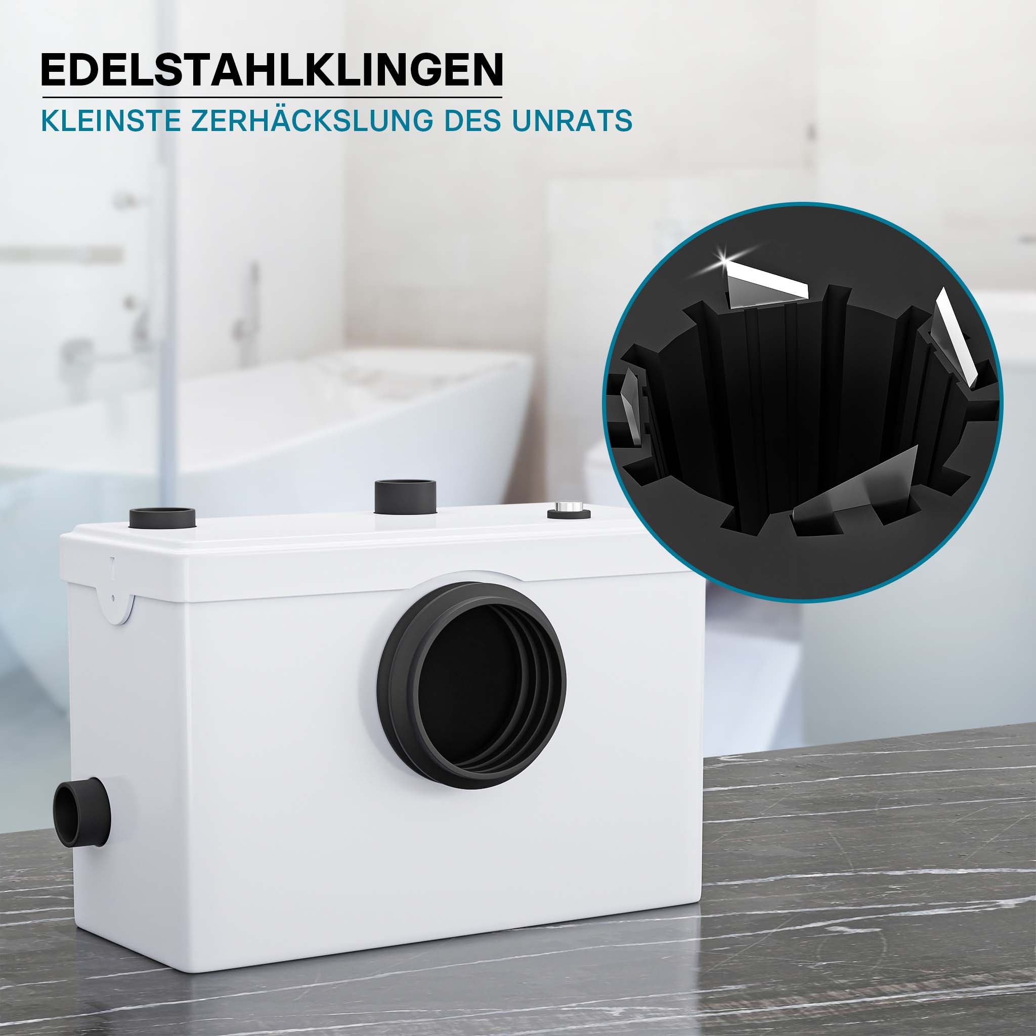 Stazione di sollevamento per acque reflue 3/1 Piccola stazione di sollevamento 600W