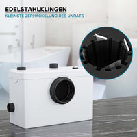 Stazione di sollevamento per acque reflue 3/1 Piccola stazione di sollevamento 600W