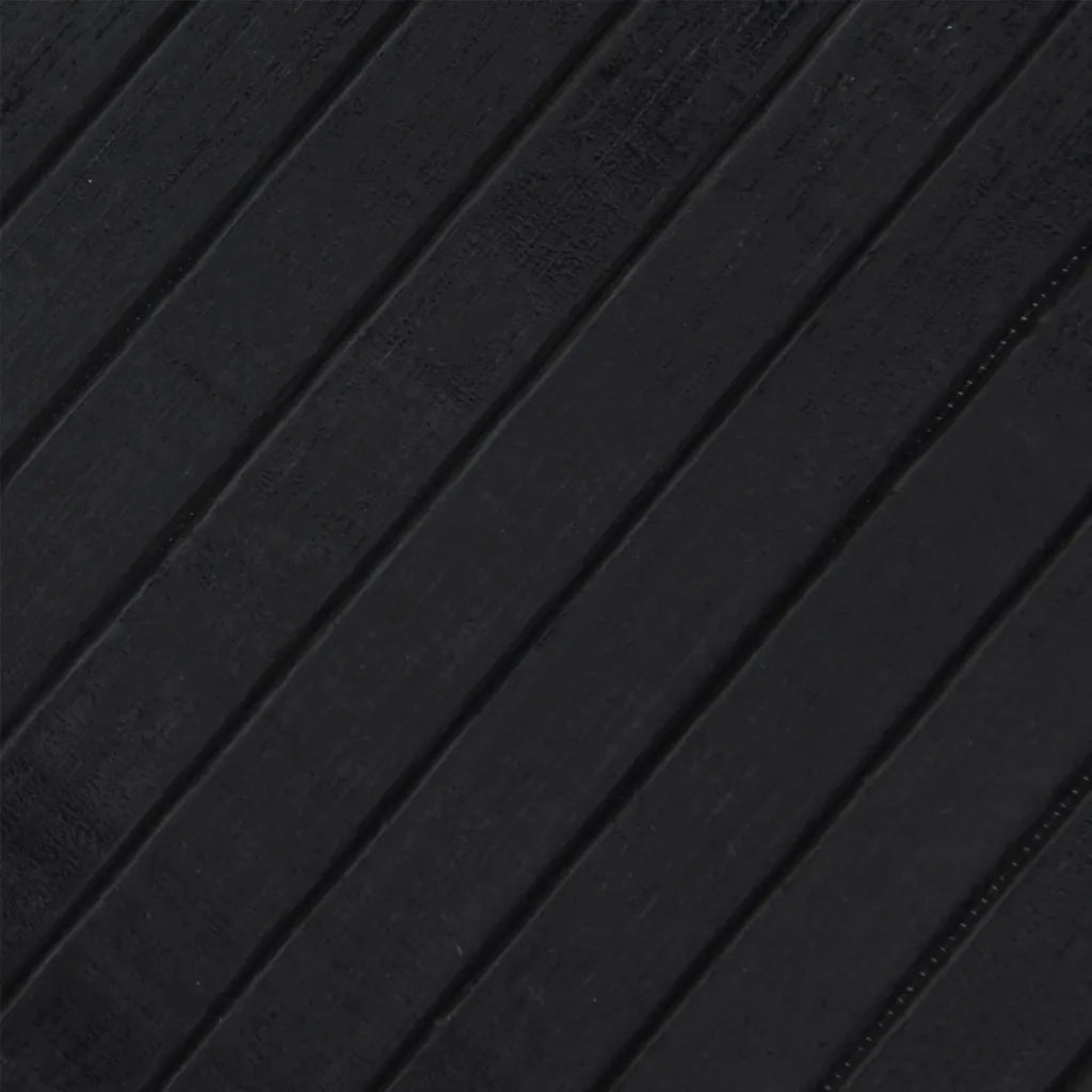 Tappeto Rettangolare Nero 70x500 cm in BambÃ¹