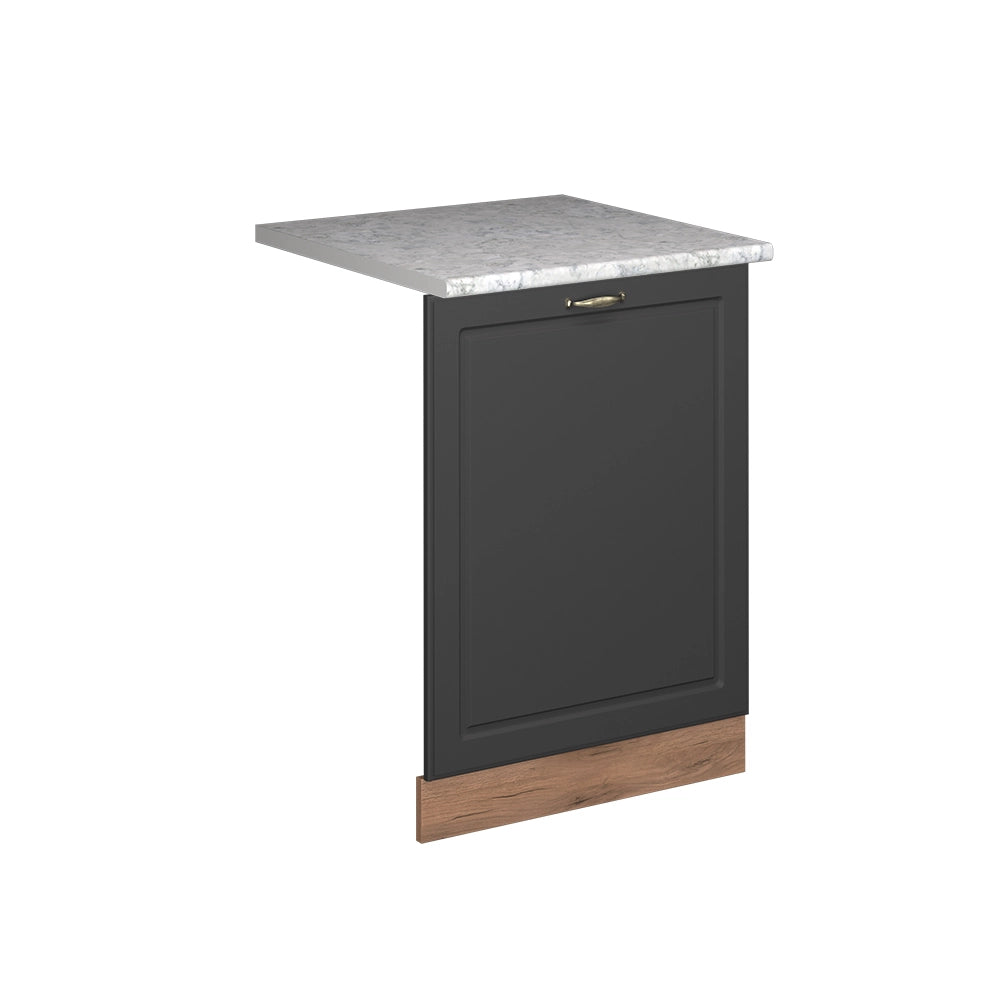 Pannello frontale della lavastoviglie Fame-Line Antracite-oro/Rovere dorato 60 cm, PL Marmo Vicco