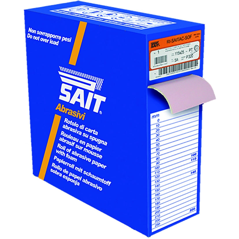 Sait CARTA ABRASIVA RI-SAITAC-SOF 3S mm. 115x25 mt. grana 400