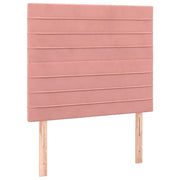 Testiera | Testata Rosa 90x5x118/128 cm Velluto