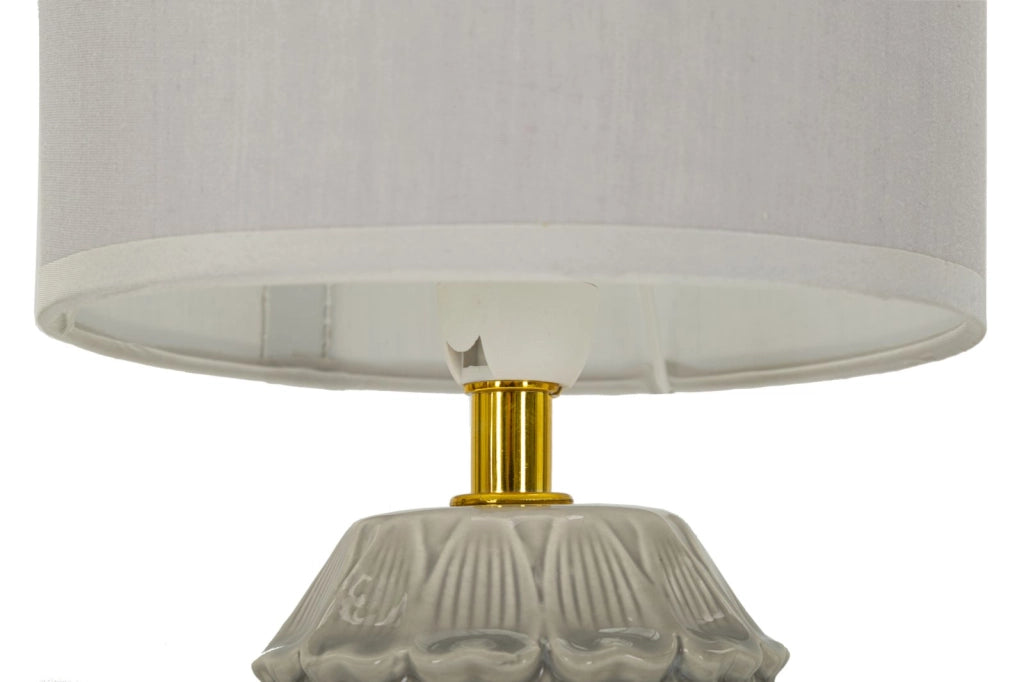 LAMPADA DA COMODINO PIGNY GRIGIA CM Ø 15X30,5