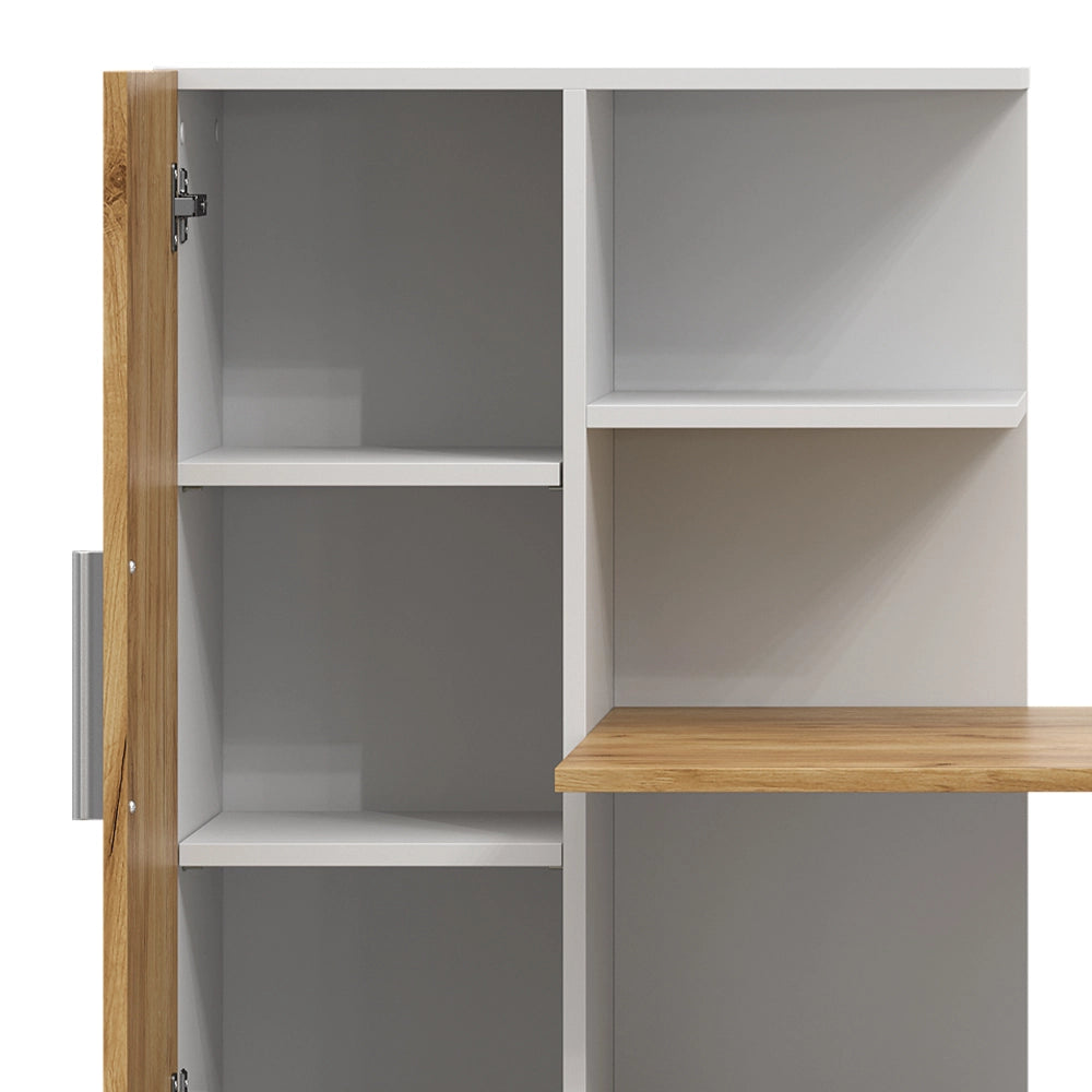 Scrivania Tomy Bianco/Rovere dorato 150 x 59 cm Vicco