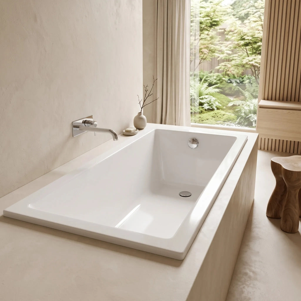 Vasca Da Bagno Acrilica Da Incasso Rea Catania 180