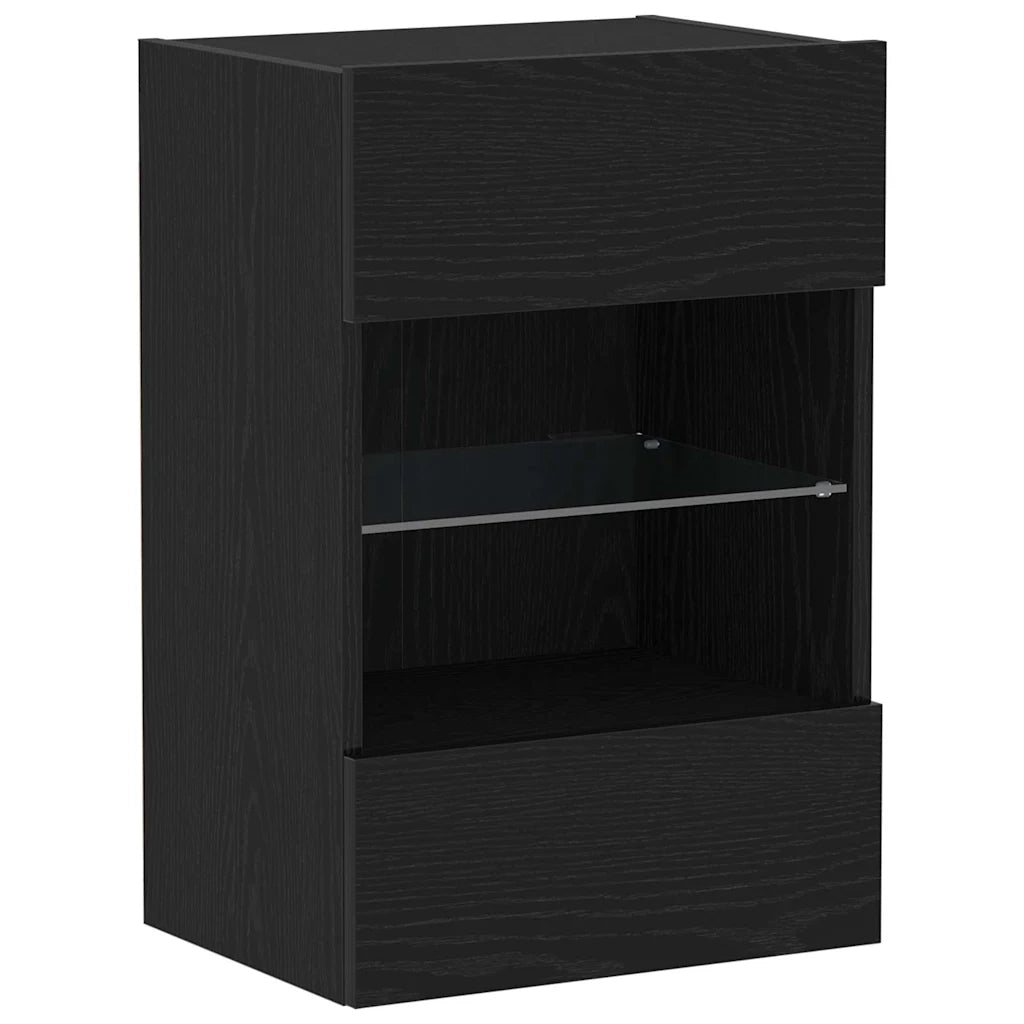 Set mobile TV 2 pcs Nero 40 x 30 x 60,5 cm Legno multistrato 863097