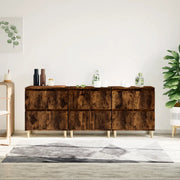 Credenze 3pz Rovere Fumo 60x35x70 cm in Legno Multistratocod mxl 77433