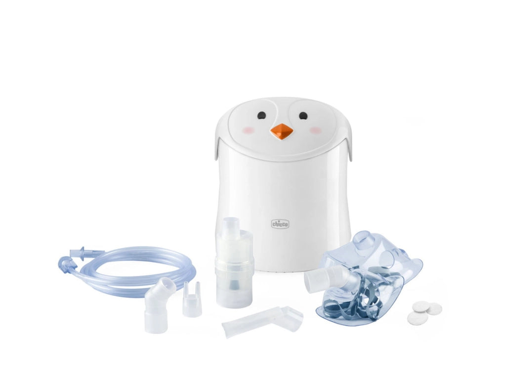 Chicco AEROSOL Humi Hot Umidificatore a Caldo per Bambini e Neonati - Ideale per Tosse e Raffreddore Nebulizzatore 2 Mascherine