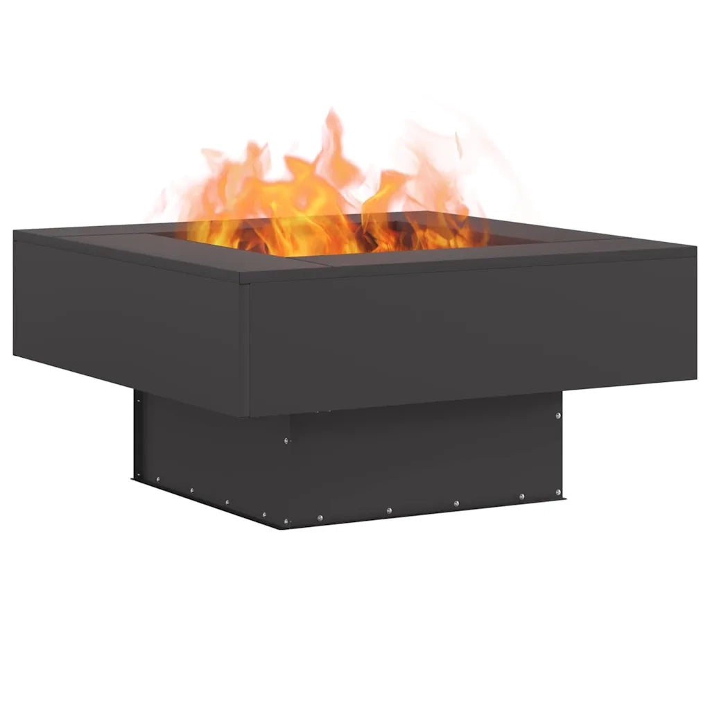 Focolare Nero 80 x 80 x 40 cm Acciaio CFW8754259
