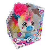 Furry Tails,Lily the Unicorn, Peluche interattivo, Giocheria,  Eta 2 +