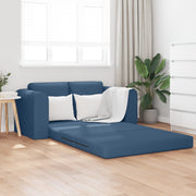 Divano Letto 2-in-1 Blu 148x71x83 cm in Tessuto