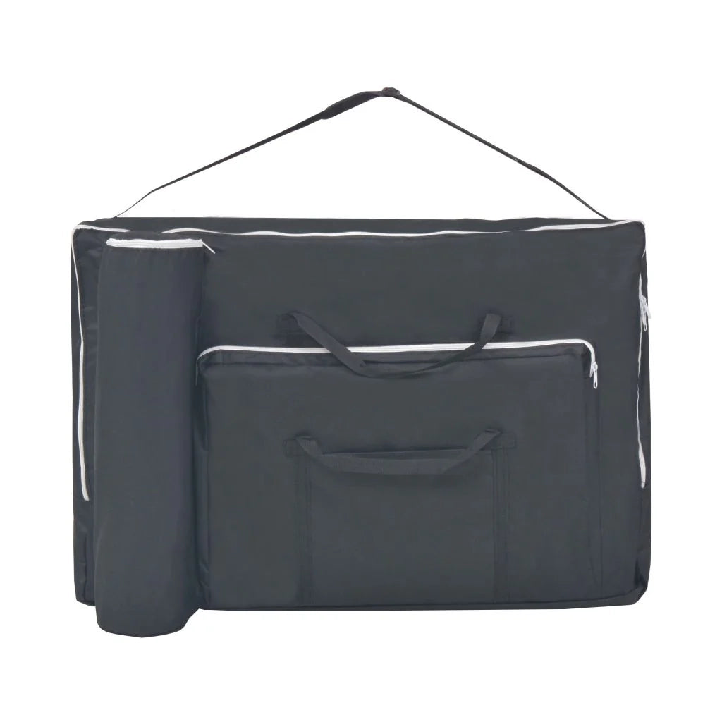 Lettino da massaggio pieghevole a 3 sezioni spessore 10 cm nero 02_0001869