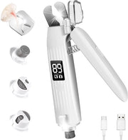 Nageltrimmer per cani e gatti 2 in 1 con illuminazione e funzione di affilatura – caricabile via USB