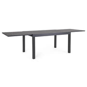 Tavolo Allungabile da Giardino in Alluminio Effetto Legno - BRASTEL