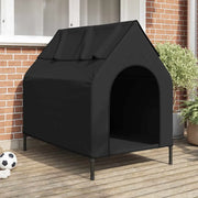 Casa per Animali Nero 110 x 75 x 90 cm Acciaio 42008160