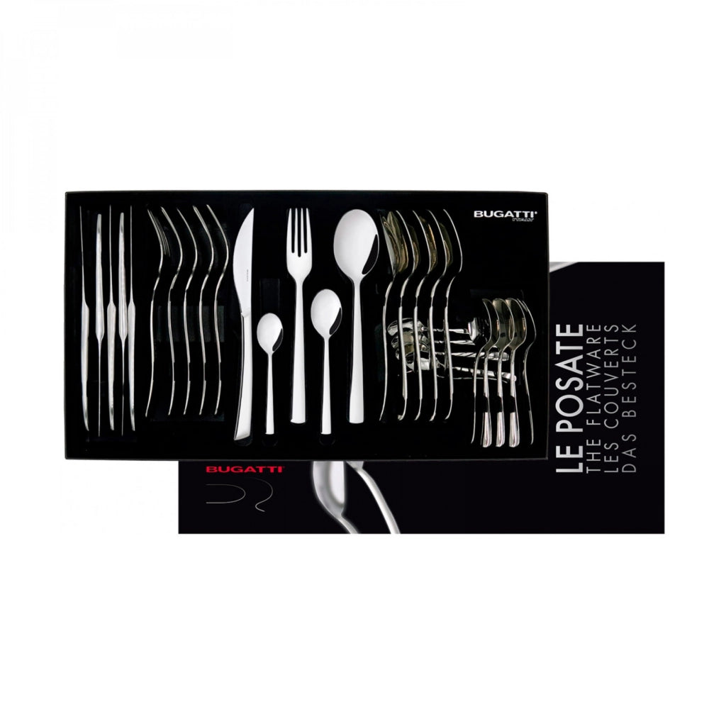 CAPRERA, Posate Set 30 Pz, Scatola Gallery, Casa Bugatti