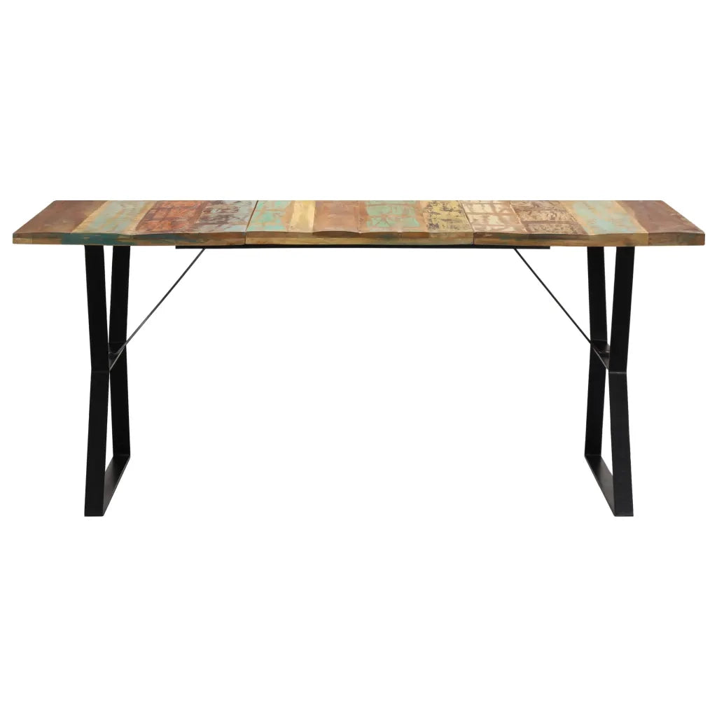 Tavolo da Pranzo 180x90x76 cm in Legno Massello di Recupero 247946