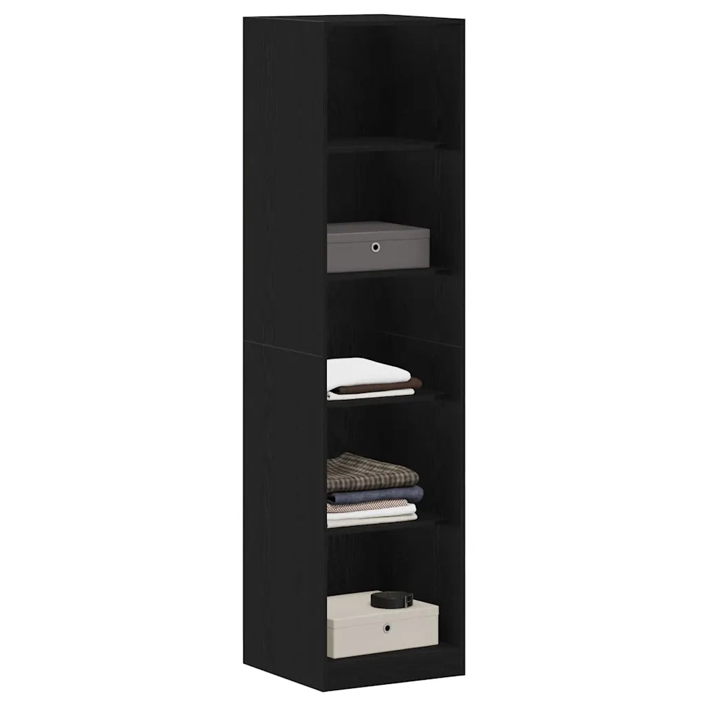 Guardaroba Rovere Nero 50 x 50 x 200 cm Legno multistrato