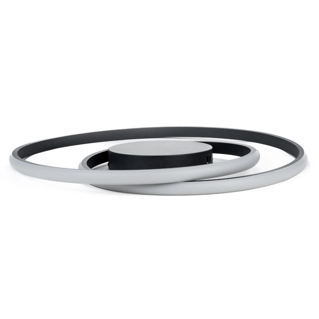 Plafoniera LED 48W nera 62 cm 4000K dimmerabile V-TAC