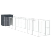 Cuccia per cani con recinto 165 x 1067 x 181 cm antracite 02_0043470