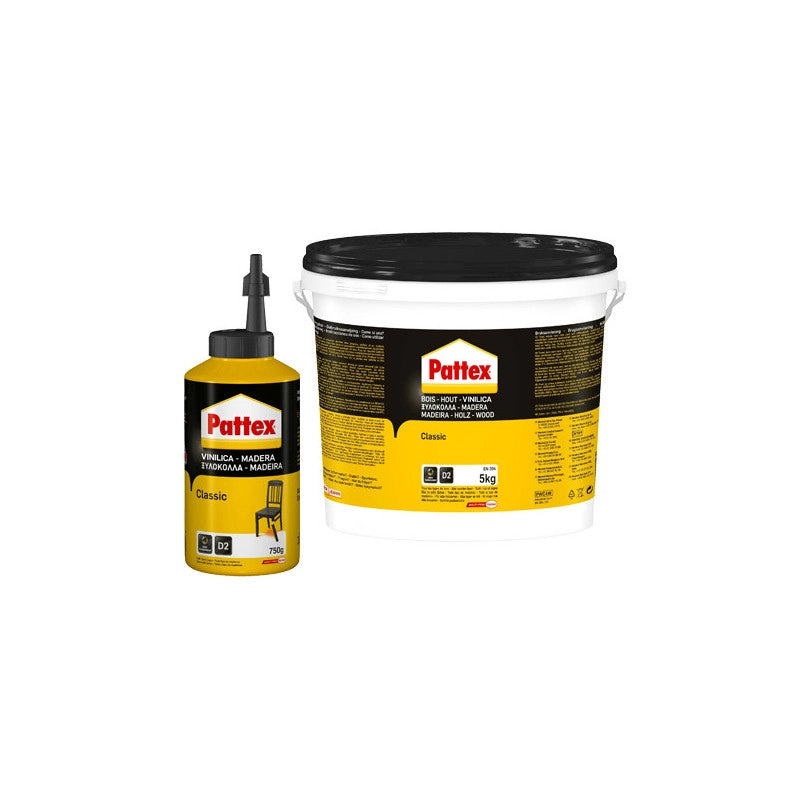 Colla vinilica Pattex Vinyl Classic 5 kg – adesivo universale legno e carta