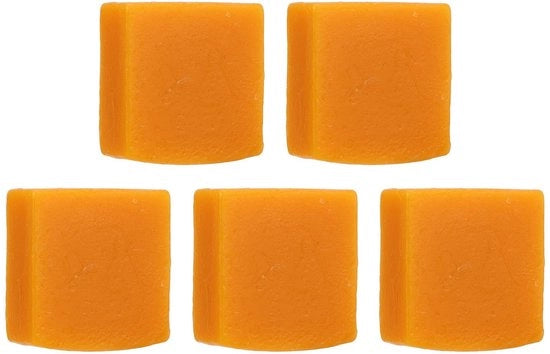 Blocchi di cera di api 5 pezzi - per levigare il legno - per pelli - per opere d'arte - per pavimenti - conservare tra 5-25°C - lavabile