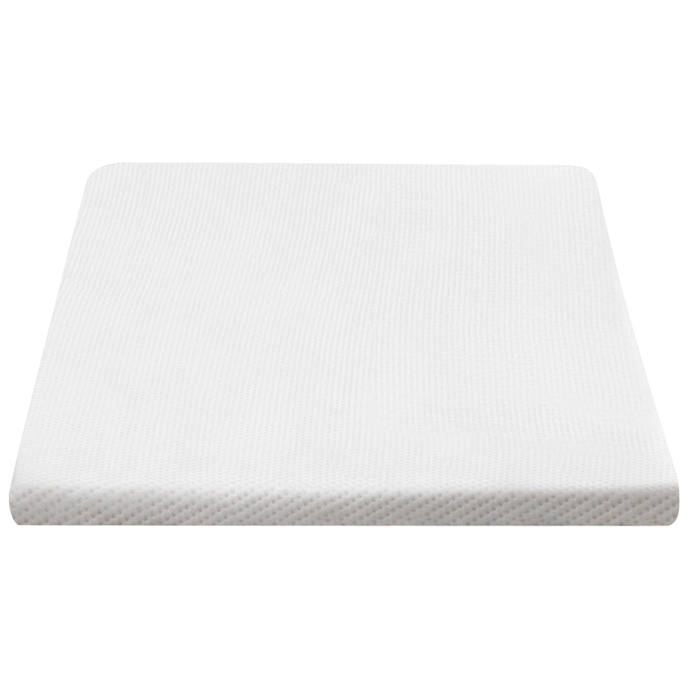 Coprimaterasso in schiuma bianca 90 x 200 cm comfort morbidezza
