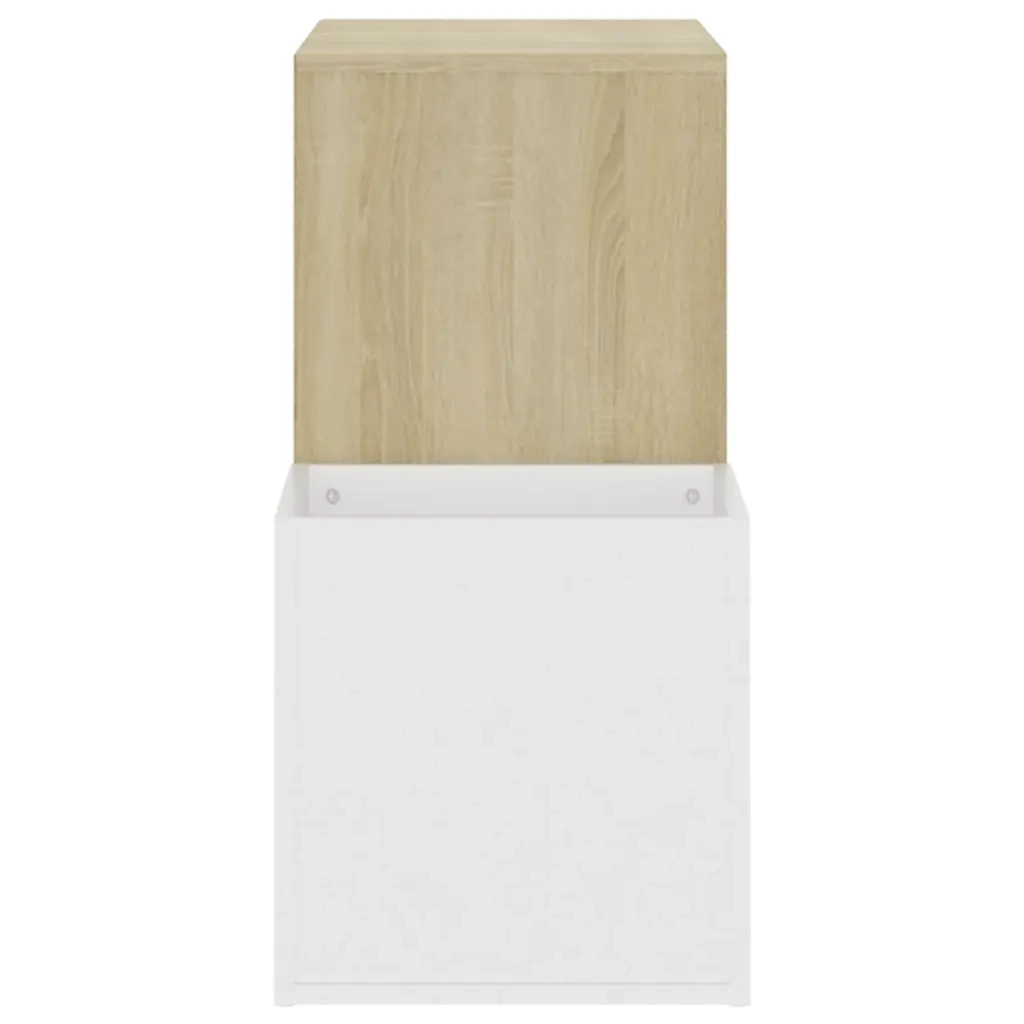 Scarpiera | Mobile per scarpe Ingresso Bianco Rovere Sonoma 105x35,5x70 Multistrato
