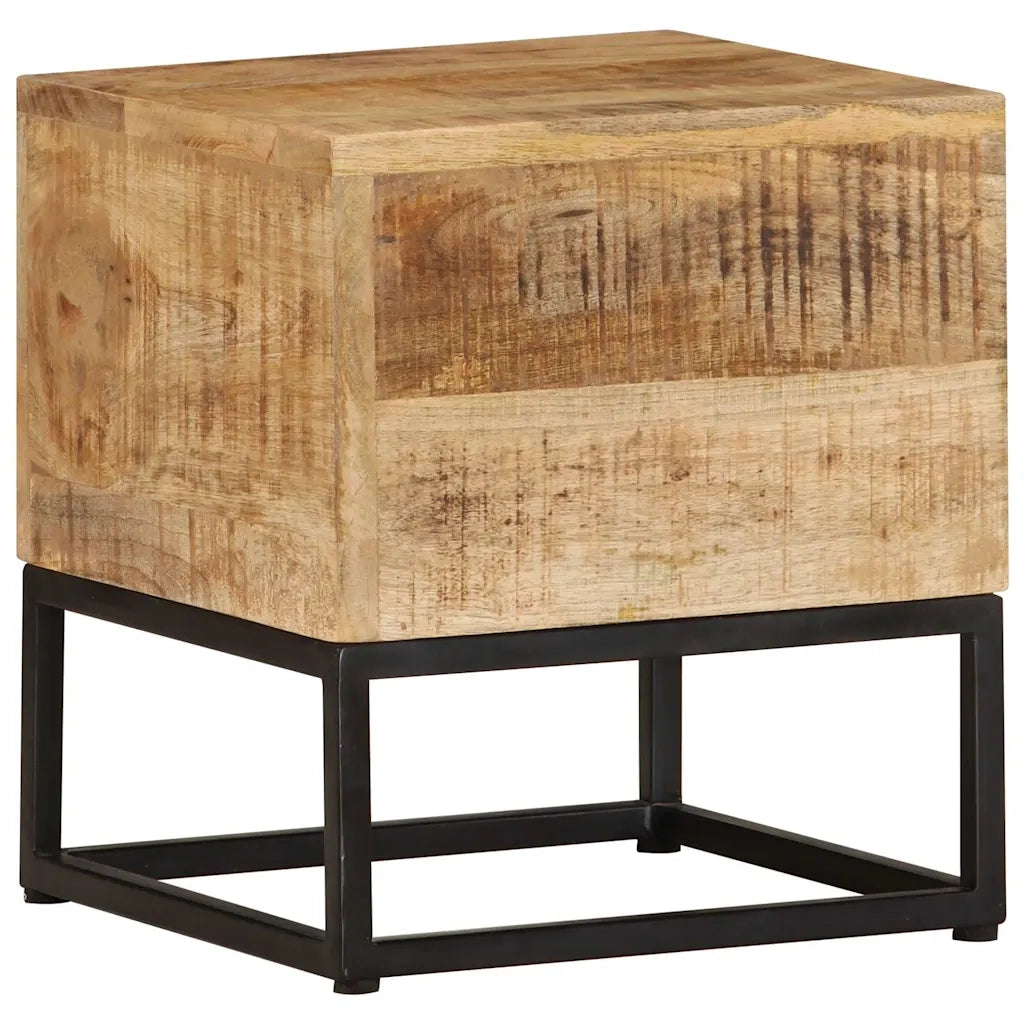 Tavolino 30x30x33 cm in Legno di Mango Grezzo 320814