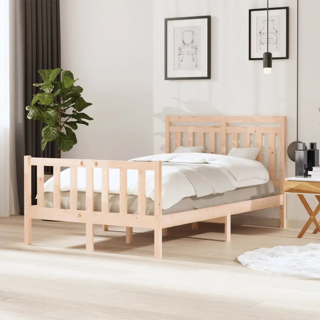 Giroletto-Struttura Letto in Legno Massello 120x200 cm 203653